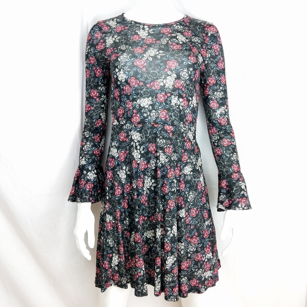 NWT French Connection Midnight Rose Jersey Dress